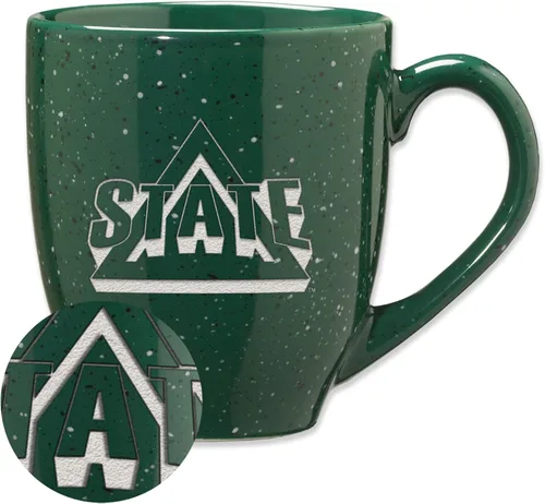 Miniatura 446 de Rico Industries NCAA Virginia Tech Hokies Maroon - Taza de café de cerámica grabada con láser, color del equipo, 16 onzas