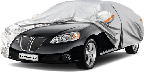 Miniatura 8 de Kayme Funda de automóvil de 6 capas para Audi A4 Sedan (2011-2023), impermeable para todo tipo de clima, cubierta exterior completa, protección