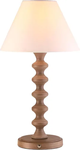 Miniatura 12 de O'Bright Ember – Lámpara de Mesa Inalámbrica – Recargable, Regulable al Tacto, Funciona con Batería, Bombilla LED E26, Carga Rápida Tipo C, Lámpara