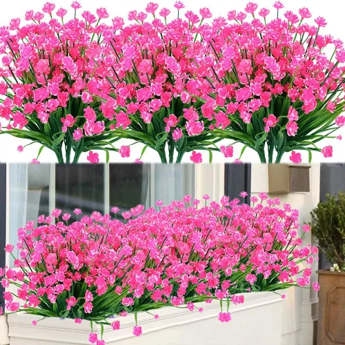 Miniatura 15 de Plantas y flores artificiales para exteriores, resistentes a los rayos UV