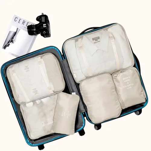 Miniatura 2 de Cubos de embalaje, organizadores de equipaje de viaje con bolsa de aseo
