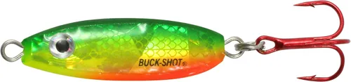 Miniatura 19 de Northland - Cuchara de sonajero de pesca en hielo, varios tamaños y colores para lucioperca, perca, panfish y trucha