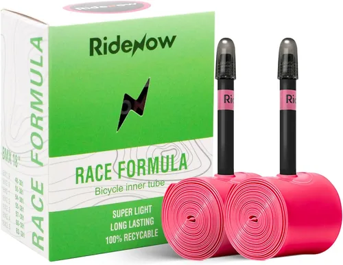 Miniatura 8 de RideNow BMX Inner Tube 16",18",20" Wheel Sizes, Fits Tire Widths 1.9-2.5, 2-Pack Ultra-Light Puncture Resistant TPU Bike Tube with 45mm Presta