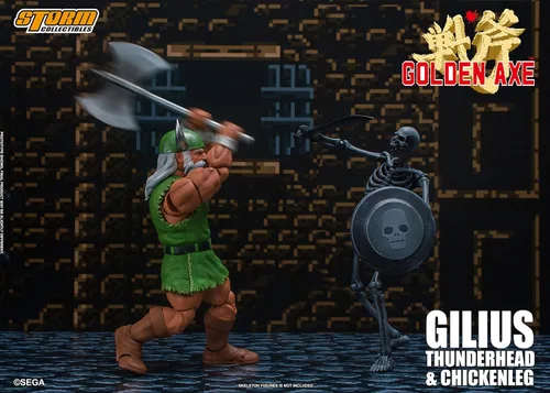 Miniatura 9 de Storm Collectibles Storm COLL Hacha dorada GILIUS Thunderhead & Chicken L 1/12 AF