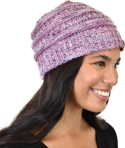 Miniatura 293 de C.C Trendy Warm Chunky Soft Stretch Cable Knit Beanie