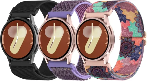 Miniatura 13 de Delidigi Bandas elásticas compatibles con Samsung Galaxy Watch 7/6/5/4 de 1.575 pulgadas, 1.732 pulgadas, Watch 6 Classic de 1.732 pulgadas, Watch 5