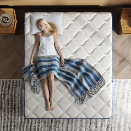 Miniatura 3 de Traumliebe Twin Mattress, 12 Inch Twin Size Mattress in a Box, Double Mattress, Pocket Spring&Memory Foam, Medium, Motion Isolation, CertiPUR-US