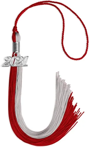 Miniatura 12 de Endea Graduation Borla de doble color con gota de fecha plateada (negro/oro antiguo, 2025)