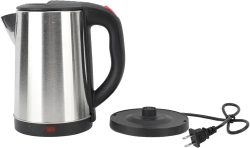 Miniatura 7 de Tetera eléctrica, hervidor eléctrico de acero inoxidable 304 de 2.5 L, caldera de agua de ebullición rápida con apagado automático, base giratoria