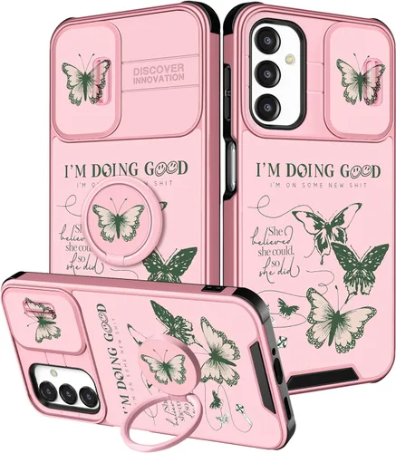 Miniatura 216 de Funermei Funda para teléfono Samsung Galaxy Note 10 Plus – Funda femenina bonita para niñas, diseño inspirador estético con funda para cámara