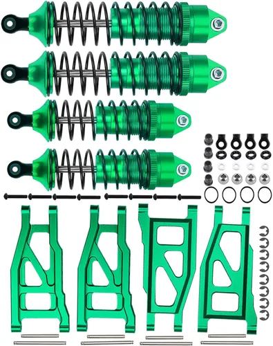 Amortiguadores RC y brazo de suspensión delantero trasero mejoras parte para 1/10 Slash 4x4 VXL, Rustler 4X4 VXL, Stampede 4X4 VXL, Hoss 4X4 VXL,