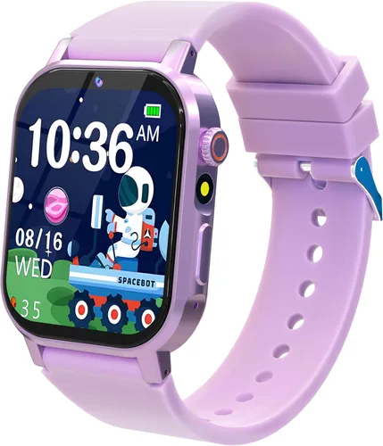 Miniatura 9 de Reloj Inteligente para Niños Varones, Reloj Inteligente de Juegos para Niños con 32 Juegos Pantalla Táctil HD Cámara de Video Reproductor de Música