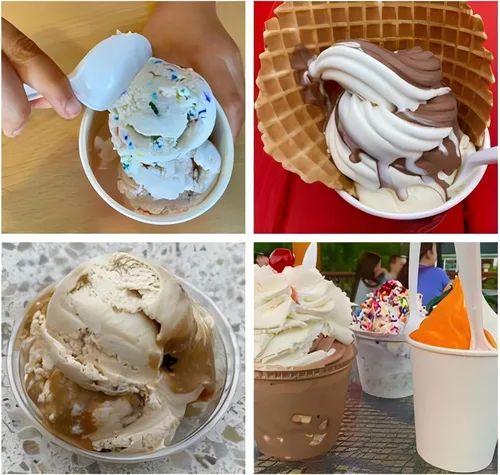 Miniatura 6 de Recipientes para helados de 32 onzas para hacer en casa, recipientes de helado con tapas de silicona, sin fugas, contenedores reutilizables