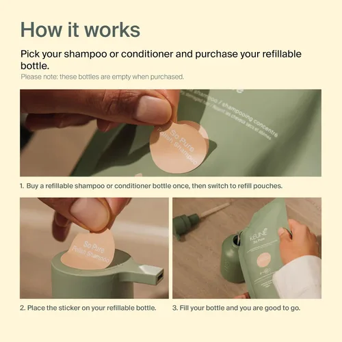 Miniatura 8 de KEUNE So Pure Clarify - Recambio de champú, fórmula de limpieza profunda y desintoxicante con granada para cabello graso, sin sulfato, 13.5 onzas