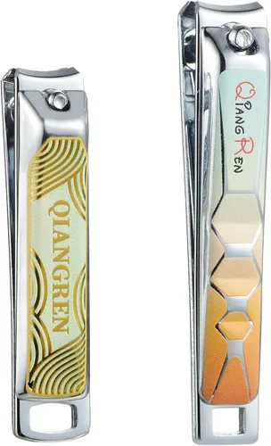 Juego de cortaúñas súper afilado y fuerte, cortaúñas de uñas y pies de acero inoxidable fuerte para mujeres u hombres (estilo 2)