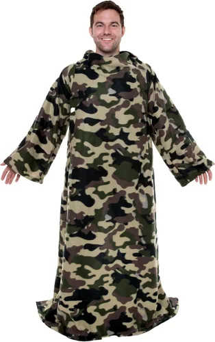 Miniatura 9 de Snuggie Manta original con mangas y bolsillos, acogedora manta de gran tamaño para hombres y mujeres adultos, talla única, 71x54