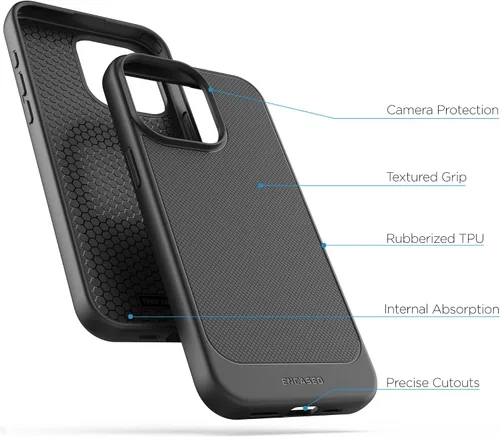 Miniatura 8 de Funda para cinturón Encased iPhone 11 con clip (Blindaje delgado) Funda de agarre delgada con cartuchera - Negro