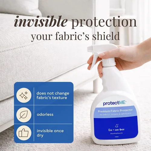 Miniatura 4 de protectME - Spray protector de tela y resistente a las manchas - Spray para tela de tapicería para protección contra manchas para alfombras