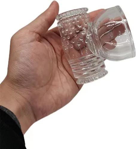 Miniatura 5 de GURECOD Accesorio de masajeador y accesorio de masaje, cubierta de cabeza de silicona transparente para masajeador
