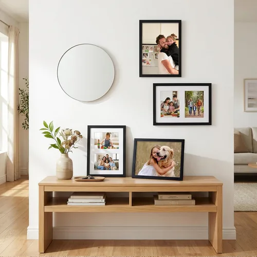 Miniatura 6 de Fixwal 8x10 Collage Picture Frame with Two Openings for Displaying 4x6 Pictures, 4x6 Picture Frame Collage, Gallery Wall Frame, Multi Picture Frames