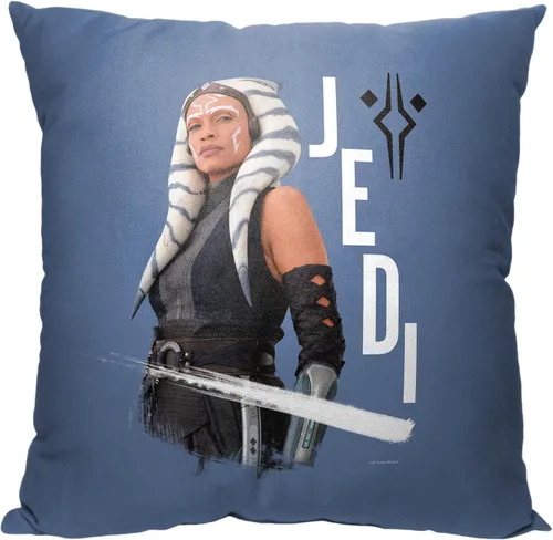 Miniatura 6 de Northwest Almohada Star Wars, 18 x 18 pulgadas, pincelada Ahsoka