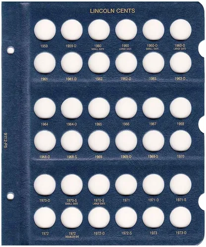 Miniatura 6 de Álbum de Monedas Whitman US Lincoln Cent 1909-1995 #9112