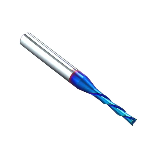 Miniatura 6 de BRD204 Broca de enrutador de inmersión en espiral de carburo sólido 2 flautas corte CNC Router Bits Molino de extremo NACO recubierto 1/8 "CD X 3/4
