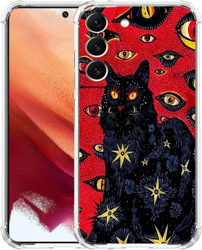 Miniatura 15 de Funda estética de collage para Samsung Galaxy S23 Ultra, patrón de citas positivas, funda de TPU suave de moda compatible con Galaxy S23 Ultra