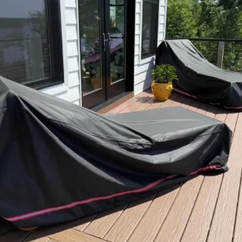 Miniatura 6 de Turtle Life Funda para silla de patio, impermeable, resistente, para exteriores, con ventilación de aire mejorada, 1 paquete, 64 pulgadas de largo x