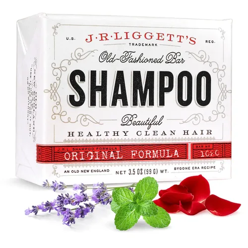 Miniatura 13 de J·R·LIGGETT'S Barra de Champú – Árbol de Té, Jojoba y Menta, Aceites de Coco y Argán – Barra de Champú Sólida Totalmente Natural, Sin Sulfatos, Sin