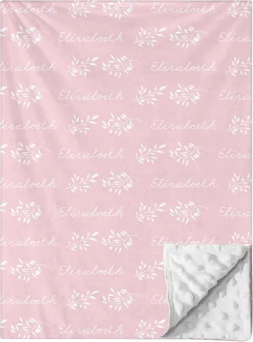 Miniatura 25 de Dyoart Manta personalizada con nombre de bebé, súper suave y cómoda para recién nacidos, mantas personalizadas con nombre, regalos personalizados 14
