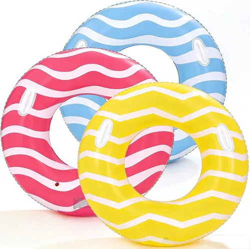 Miniatura 7 de 1 juego de flotadores para tumbonas de piscina para adultos, extra grande, flotadores inflables para piscina, flotadores de agua para piscina, lago