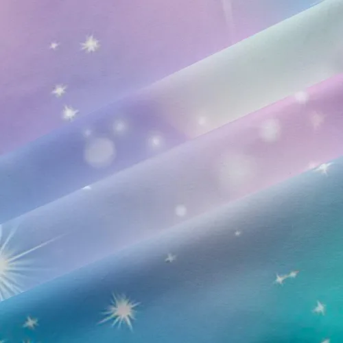 Miniatura 6 de Erosebridal Cortinas opacas de teñido anudado, cortinas de oscurecimiento de galaxia, tratamiento de ventana de nebulosa, 38 x 45 pulgadas, 2