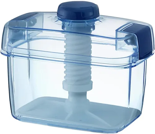 Miniatura 16 de Tsukemono - Contenedor rectangular para hacer pepinillos instantáneos, fabricado en Japón, sin BPA (azul 0.8 L)