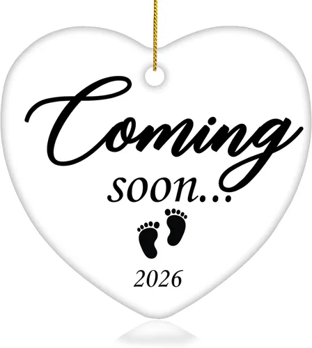 Miniatura 17 de Adorno de anuncio de embarazo y luego hubo cuatro para abuelos, esposo, familia, abuela, regalos para padres nuevos, regalos para parejas, regalos