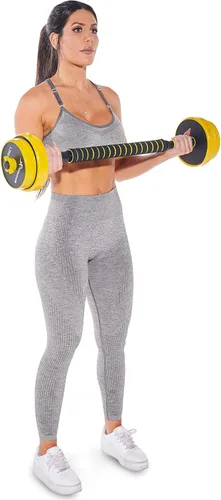 Miniatura 6 de ProsourceFit Juego de mancuernas y pesas ajustables, pesas libres 2 en 1, 44 libras, equipo de gimnasio en casa