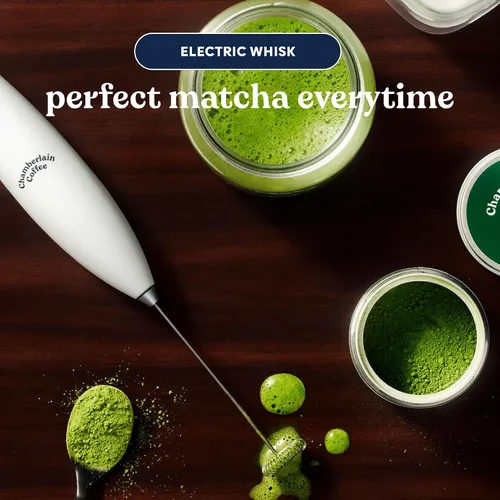 Miniatura 3 de Chamberlain Coffee Espumador de leche de mano para café, matcha y chocolate caliente, fabricante de espuma eléctrica portátil, mezclador de bebidas