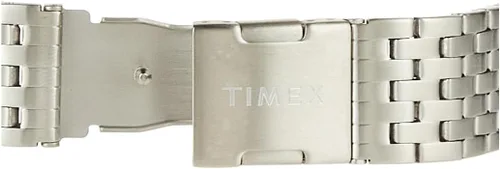 Miniatura 3 de Timex Pulsera de liberación rápida de acero inoxidable de 0.787 in, tono plateado con cierre desplegable
