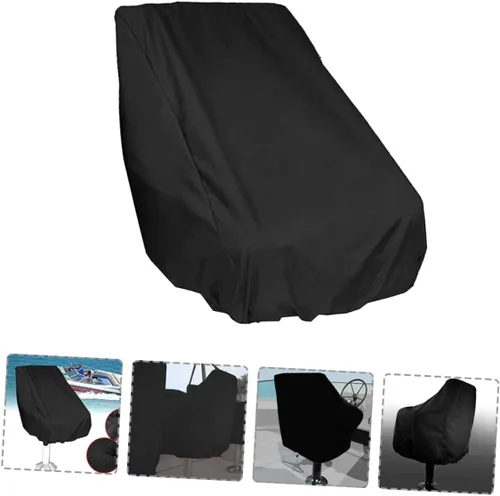 Miniatura 9 de Toddmomy Funda de asiento de capitán, fundas de asiento de barco, funda de silla plegable, fundas resistentes, cubierta de asiento de yate, funda