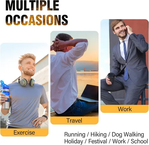 Miniatura 6 de Peicees Bolso bandolera para hombres y mujeres, mochila con correa y bolsillos, bolsa de pecho para correr, senderismo, camping, ejercicio al aire