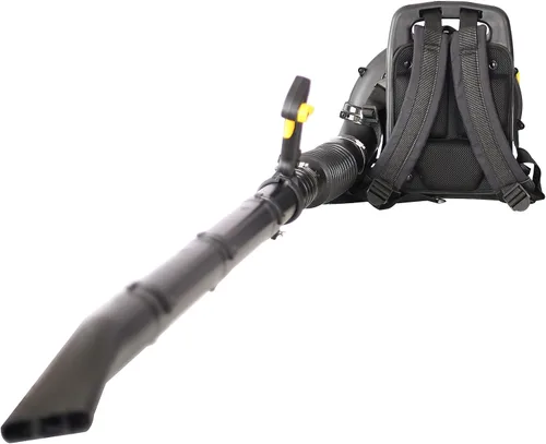 Miniatura 4 de Soplador de hojas de gas, soplador de mochila de motor de patio de 2 ciclos de 52 cc, potente soplador comercial de 530 CFM para patio, césped