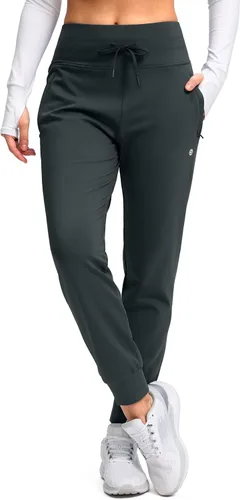Miniatura 42 de G Gradual Pantalones deportivos con forro polar para mujer, de cintura alta, resistentes al agua, térmicos, para invierno, correr, senderismo