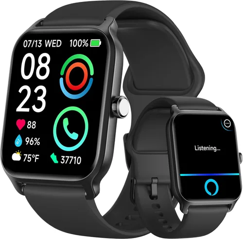 Miniatura 9 de Fitpolo Reloj inteligente para hombres y mujeres Android, Alexa incorporado [pantalla HD de 1.8 pulgadas] IP68 impermeable reloj de fitness Verde