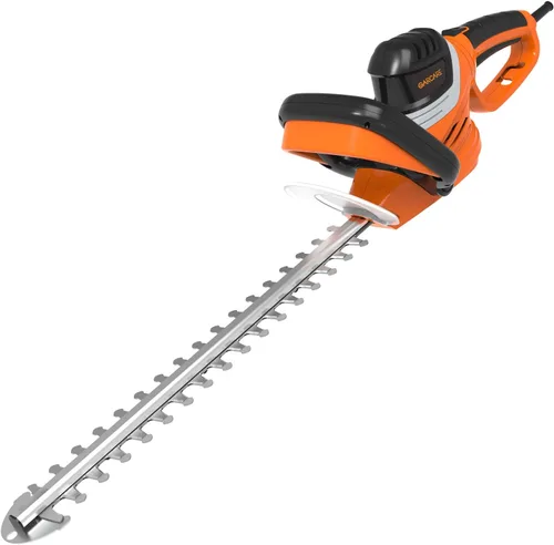 GARCARE Cortasetos eléctrico con cable - Recortadores de árboles eléctricos, Cortador de ramas, Tijeras de setos (4.8A, hoja de corte láser de GHT08