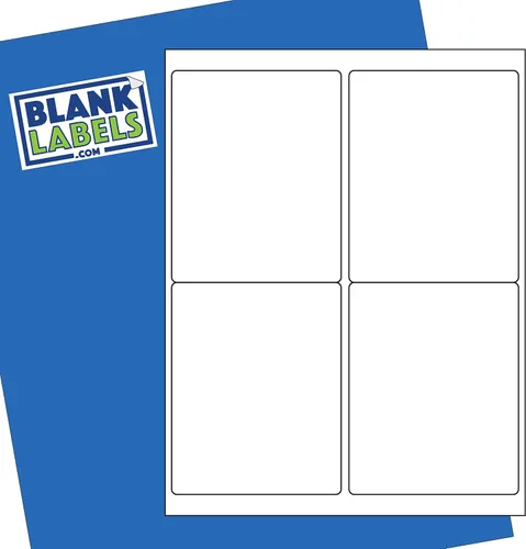 Miniatura 22 de Etiquetas de envío de direcciones imprimibles de fácil despegado, 1 pulgada x 2 5/8 pulgadas Adhesivo personalizable Blanco 300 etiquetas