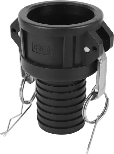 Miniatura 7 de Acoplamiento de manguera de leva y ranura de polipropileno,Accesorios Camlock tipo D estándar,Acoplador Camlock hembra con roscas NPT hembra de 2