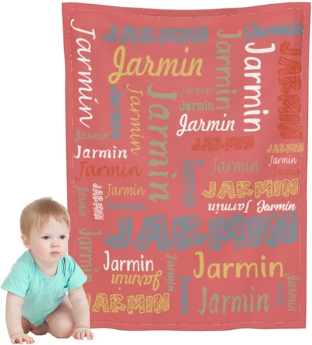 Miniatura 24 de Manta personalizada para niño, manta suave para regalo de cumpleaños de bebé Color: 14