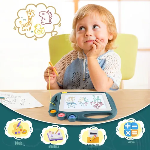 Miniatura 5 de Tablero de dibujo magnético, juguetes para niños de 1, 2, 3 años, bloc de bocetos, cumpleaños, Pascua, Navidad, Halloween, regalos de juguete
