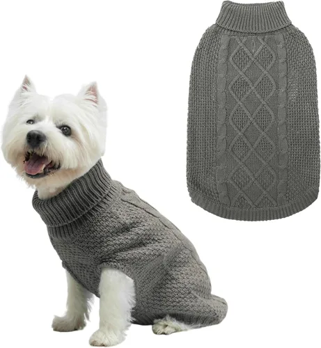 Miniatura 70 de Mihachi Suéteres para Perros Pequeños y Medianos Niña o Niño, Camisa Cálida y Suave para Perros, Abrigo para Perros para Clima Frío con Cuello