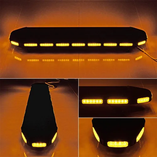 Miniatura 4 de CORP - Barra de luz estroboscópica de emergencia de 46 pulgadas con 108 LED y 4 luces estroboscópicas intermitentes de 4 LED, caja de control